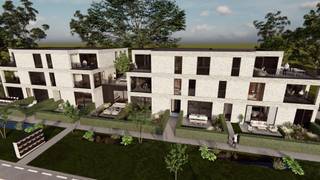 Hedendaagse architectuur, een luxueuze afwerking naar keuze en energiezuinigheid. <br />Welkom in het nieuwbouwproject "MIJNZICHT" centraal gelegen tussen het winkelcentrum van Heusden en Houthalen-Helchteren.<br /><br />Het project bestaat uit 17 appartementen (1, 2 of 3 slaapkamers) verdeeld over 3 verdiepingen.<br /><br />Op het gelijkvloers zijn er 7 appartementen variërend van 91 tot 122 m² met ruime terrassen en tuintjes van 49 tot 90m².<br />Op de eerste verdieping zijn er 6 appartementen en deze hebben een woonoppervlakte gaande van 65 tot 129m².<br />En op de tweede verdieping zijn er nog 4 appartementen van 96 tot 115 m².<br />Alle appartementen op de verdiepingen zijn natuurlijk voorzien van prachtige terrassen.<br /><br />In de kelder zijn er staanplaatsen en kelderbergingen beschikbaar.<br /><br />Er werd gekozen voor o.a. warmtepompen, zonnepanelen, een ventilatiesysteem type D en vloerverwarming met optioneel koeling. Zo gaat elk appartement een uiterst gunstig e-peil behalen waardoor er ook een voordeel gaat zijn op jouw onroerende voorheffing.<br />En bijkomend mogen we niet vergeten te vermelden dat deze appartementen gekocht kunnen worden aan 6% BTW.<br /><br />Had je graag het project samen met de plannen en het lastenboek eens in detail willen bekijken? Bel dan snel op het nummer 0491 15 30 43 of mail naar hallo@nielsvastgoed.be, ik luister graag naar uw wensen.