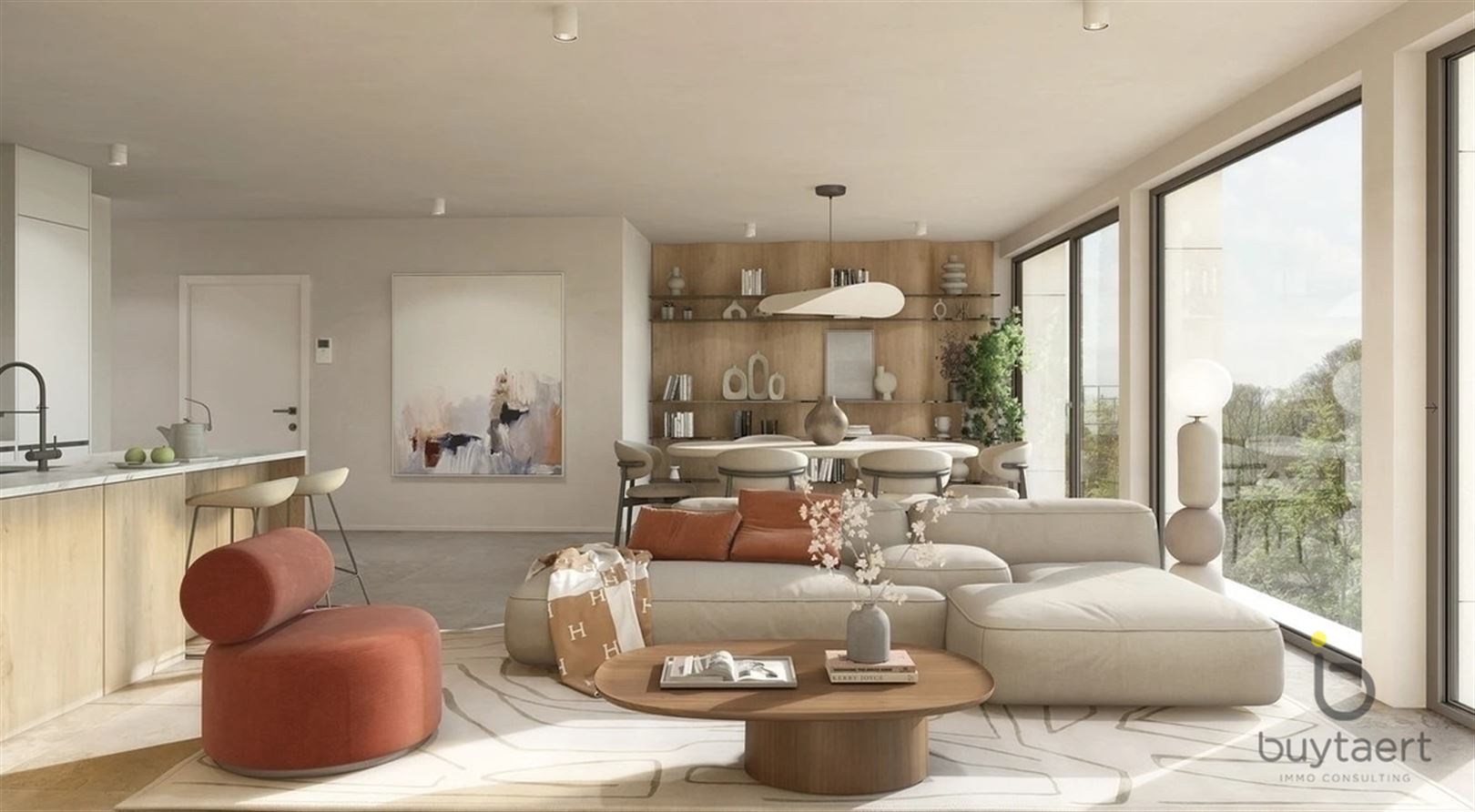 Klassevol en duurzaam gelijkvloers appartement in een groene setting te Brasschaat - foto 1