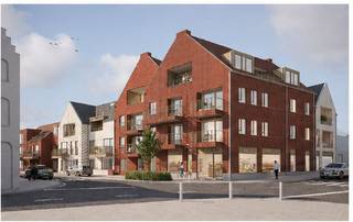 Mogelijkheid tot aankoop aan 6% BTW!<br /><br />Dit toekomstgerichte appartement maakt deel uit van een hoogwaardig nieuwbouwproject en combineert een moderne architectuur met een aangenaam wooncomfort. De open leefruimte met geïntegreerde keuken en eetplaats vormt het hart van de woning en creëert een lichtrijke, uitnodigende sfeer.<br /><br />Via het grote schuifraam sluit de leefruimte naadloos aan op het terras, waardoor binnen- en buitenleven mooi in elkaar overvloeien en je extra leefruimte geniet om te ontspannen.<br /><br />Het appartement beschikt over twee slaapkamers, een badkamer, een afzonderlijk toilet en een praktische technische berging. De doordachte indeling zorgt voor een optimaal ruimtegebruik en een hedendaagse woonkwaliteit.<br /><br />Een toekomstgerichte woonoplossing die comfort, functionaliteit en buitenruimte combineert, ideaal als eigen woning of als interessante investering binnen een nieuwbouwproject.<br /><br />Ook andere appartementen beschikbaar – plannen hieronder te bekijken.<br /><br />