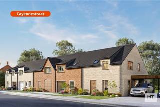 <strong>Nieuwbouwproject Langemark</strong><br /><br />In de rustige Cayennestraat, nabij het centrum van Langemark en alle voorzieningen, realiseert men binnenkort 7 nieuwbouwwoningen: <strong>4 halfopen en 3 gesloten</strong> bebouwingen. Alle woningen beschikken over <strong>3 slaapkamers</strong> en met <strong>mogelijkheid tot 5 slaapkamers in lot 7 en 8</strong>.<br /><br />Hieronder vindt u een overzicht van de prijzen, bewoonbare oppervlakte en de perceelgroottes. Vermelde prijzen zijn exclusief kosten en een raming van de totaalprijs inclusief registratierechten, 6% BTW (indien aan de voorwaarden voldaan = persoonlijke situatie) en notariskosten.<br /><br /><strong>Beschikbare nieuwbouwwoningen</strong><br />Lot 2 - Halfopen - Bewoonbaar 158 m² - Grondoppervlakte 442 m² - € 385.010 exclusief kosten - € 419.873,20 inclusief kosten. <br />Lot 3 - Gesloten - Bewoonbaar 171 m² - Grondoppervlakte 279 m² - € 338.045 exclusief kosten - € 367.596,40 inclusief kosten. <br />Lot 4 - VERKOCHT <br />Lot 5 - Gesloten - Bewoonbaar 172 m² - Grondoppervlakte 298 m² - € 341.490 exclusief kosten - € 371.538,80 inclusief kosten. <br />Lot 6 - Halfopen - Bewoonbaar 172 m² - Grondoppervlakte 440 m² - € 391.957 exclusief kosten - € 427.206,42 inclusief kosten. <br />Lot 7 - Halfopen - Bewoonbaar 190 m² - Grondoppervlakte 465 m² - € 407.575 exclusief kosten - € 444.144,00 inclusief kosten. <br />Lot 8- Halfopen - Bewoonbaar 190 m² - Grondoppervlakte 493 m² - € 415.115 exclusief kosten - € 452.564,80 inclusief kosten. <br /><br /><strong>Extra kenmerken </strong><br />- Warmtepomp met vloerverwarming en airco-units in de slaapkamers <br />- Regenwaterput van 10.000L<br />- Ventilatiesysteem C+<br />- Garage of carport <br /><br /><br />Meer informatie of een vrijblijvende afspraak op kantoor? <br />Bel Eden op 0470 43 78 21 of mail info@minthus.be