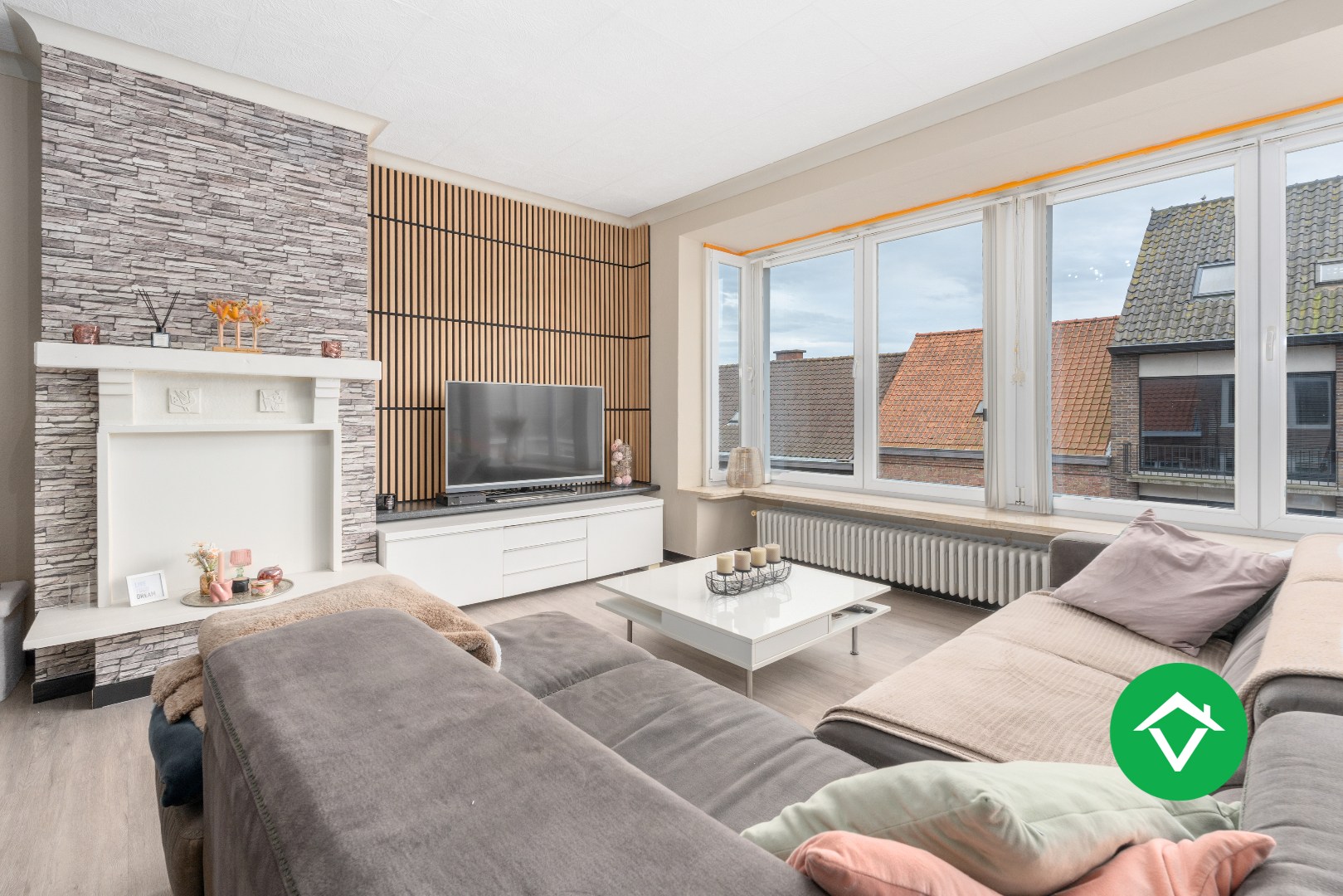 Appartement met 2 slaapkamers en groot terras  in centrum Aartrijke - foto 5
