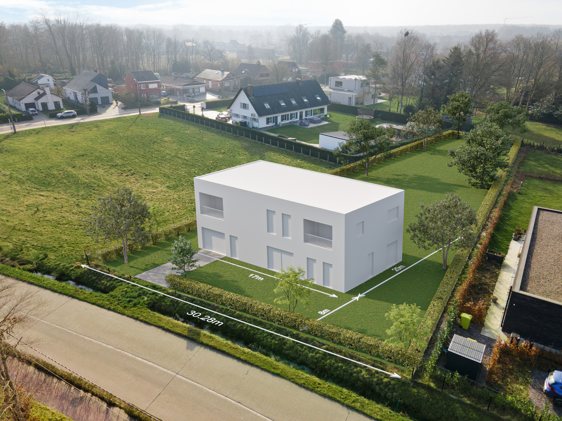 Knappe bouwgrond voor open bebouwing op 14a57ca - foto 1