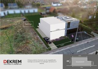 Goed gelegen perceel bouwgrond voor halfopen bebouwing met een oppervlakte van 05a 37ca. Perceelbreedte: 10,99m. Bouwbreedte: ± 7,99m. Het...