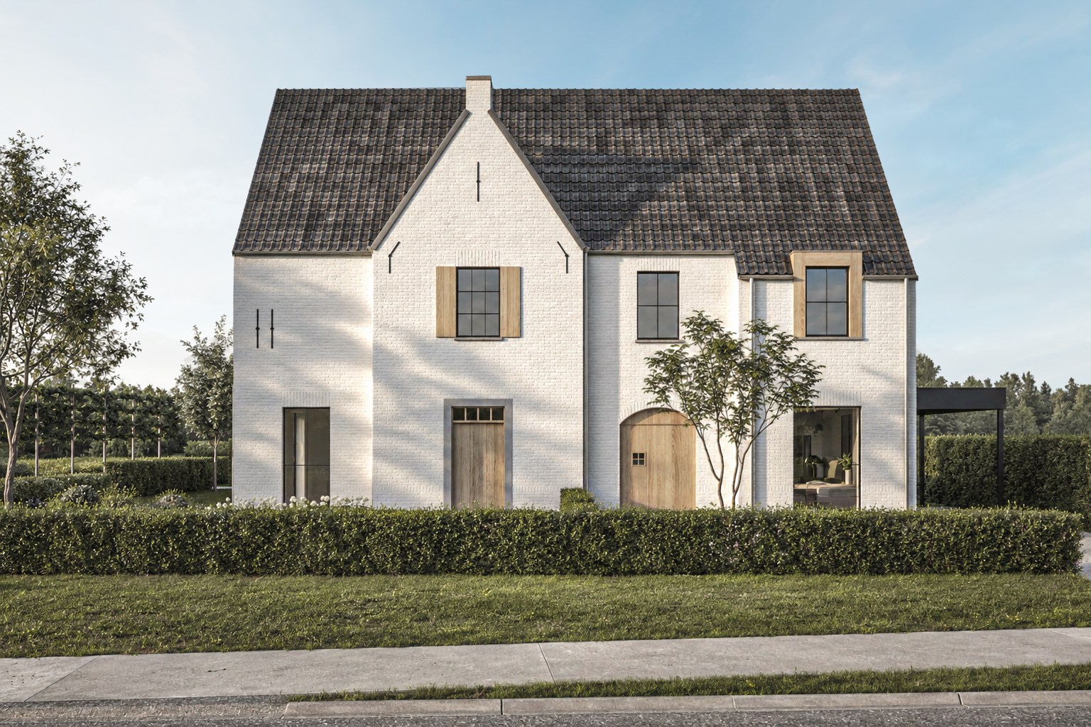 Project ‘Jumelle’: stijlvol, duurzaam en VOLLEDIG AFGEWERKT BEN-wonen (E20) in Niel-bij-As - foto 1