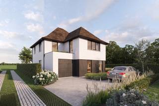 Exclusieve nieuwbouwvilla met 5 slaapkamers en fenomenale open zichten landelijk gelegen in het pittoreske RAMSKAPELLE op fietsafstand van het centrum van Knokke.<br /><br />Deze prachtige alleenstaande nieuwbouwvilla geniet van een rustige en residentiële ligging in het landelijke Ramskapelle, op korte afstand van het centrum van Knokke. Gelegen op een perceel van ca. 660 m² combineert deze eigendom hedendaags wooncomfort met een aangename woonomgeving en mooie vergezichten over de omliggende velden.<br /><br />De woning verwelkomt u via een ruime inkomhal met vestiaire en gastentoilet. De lichtrijke leefruimte omvat een gezellige zithoek, een royale eetplaats en een open keuken, die samen een harmonieuze leefomgeving creëren. Aansluitend bevindt zich een aparte bureauruimte, ideaal voor thuiswerk of als polyvalente ruimte. Dankzij de grote raampartijen geniet u van een optimale connectie met het terras en de tuin, waar u in alle rust kunt genieten van het groene uitzicht en de avondzon.<br /><br />Verder beschikt het gelijkvloers over een praktische berging en een inpandige garage.<br /><br />Op de eerste verdieping zijn er vier ruime slaapkamers en twee badkamers. De master bedroom beschikt over een dressing en een ensuite badkamer, wat zorgt voor extra comfort en privacy.<br /><br />De tweede verdieping biedt een bijkomende ruime vijfde slaapkamer met eigen badkamer, ideaal als gastensuite, tienerkamer of hobbyruimte.<br /><br />De villa wordt afgewerkt met kwalitatieve materialen volgens lastenboek en voldoet aan de hedendaagse normen op vlak van energiezuinigheid, comfort en duurzaamheid.<br /><br />Plannen en lastenboek zijn beschikbaar op aanvraag.<br /><br />Een uitzonderlijke opportuniteit voor wie op zoek is naar een stijlvolle nieuwbouwvilla op een rustige locatie, met een uitstekende bereikbaarheid en vlakbij het bruisende Knokke.