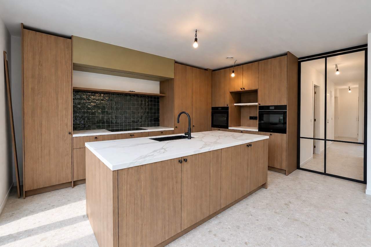 High-end gelijkvloers appartement met tuin te Lembeke ! - foto 4