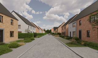 Op wandelafstand van het centrum van Gistel kan je binnenkort deze nieuwe verkaveling vinden.<br />Een mix van gesloten-, halfopen- en open bebouwingen in een landelijke stijl die naar eigen smaak worden afgewerkt.<br />De oppervlaktes variëren tussen de 239 m² en de 1008 m².<br />De stijl van de woningen zorgen voor het tijdloze karakter in de rustige omgeving.<br />Alle woningen zijn voorzien van een inkomhal, een gastentoilet en een ruime leefruimte en berging.<br />Op de verdieping zijn er telkens drie slaapkamers, een badkamer voorzien van alle comfort en een apart toilet.<br />Alle woningen beschikken over twee volwaardige verdiepingen en een ruime zolder, die mogelijks kan worden afgewerkt als extra kamer.<br />Parkeren kan op het perceel zelf, onder de carport of bij sommige percelen in de inpandige garage.<br />Ieder huis in deze verkaveling is eveneens voorzien van een tuin en kan genieten van de rustige groene omgeving.<br /><br />Ben je op zoek naar een nieuwe, energiezuinige woning op een toplocatie?<br /><br />Neem dan contact met Kris, via mail naar kris.bauwens@albert.immo of bel 0470/51 04 09