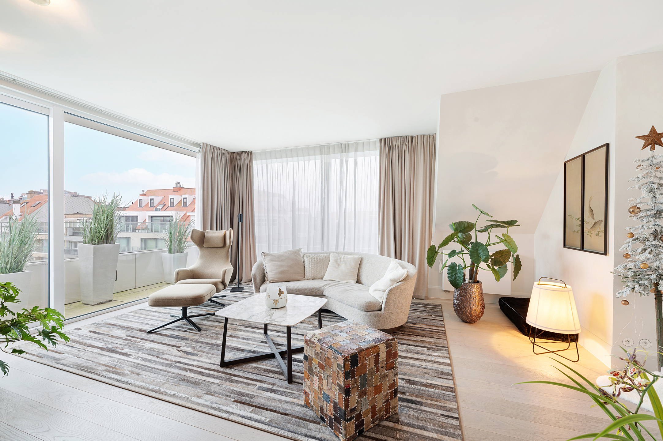 Prachtig duplex- appartement in recent gebouw met zonnig terras, zeezicht. - foto 4