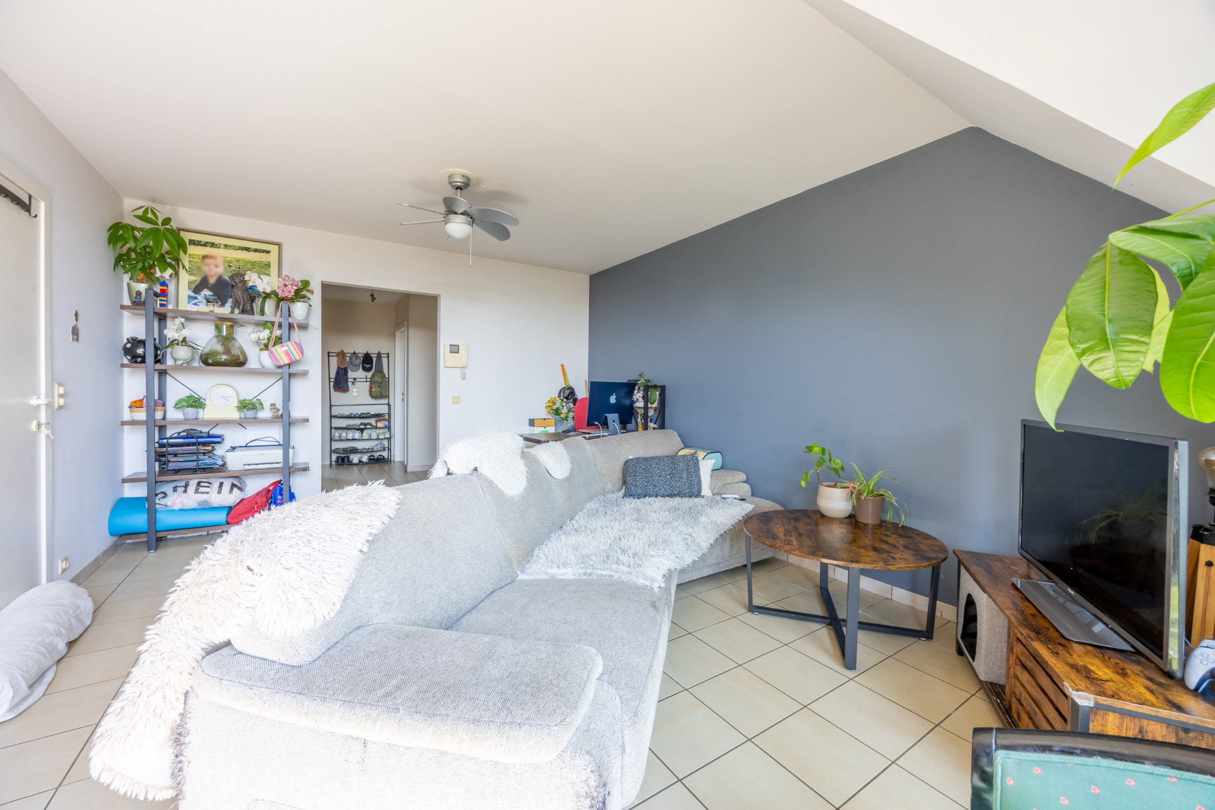 Gezellig duplex-appartement met garagebox in centrum Zulte. - foto 3