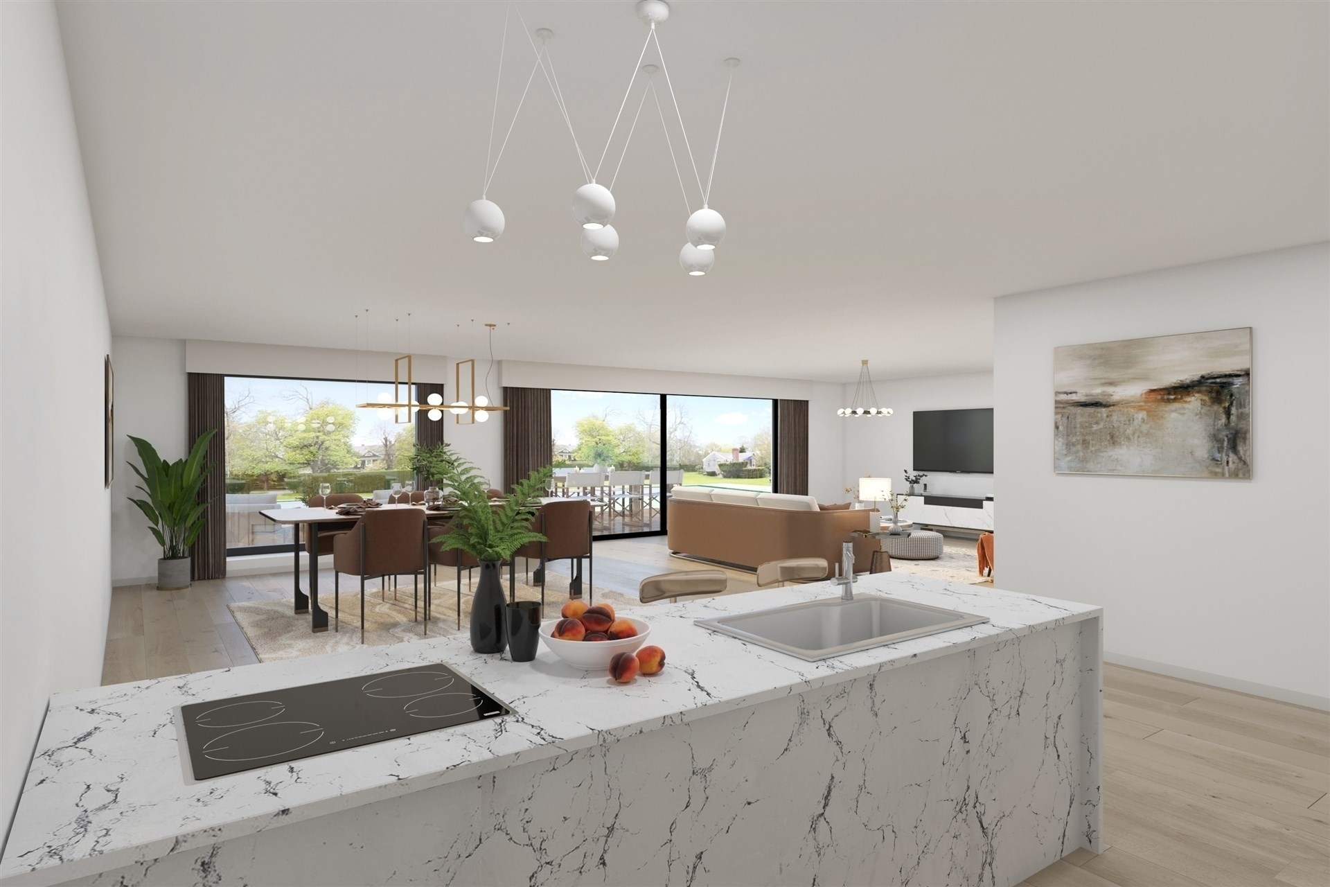 Residentie ARBOR - Ruim gelijkvloersappartement (128m²) met 2 slaapkamers en tuin - foto 2