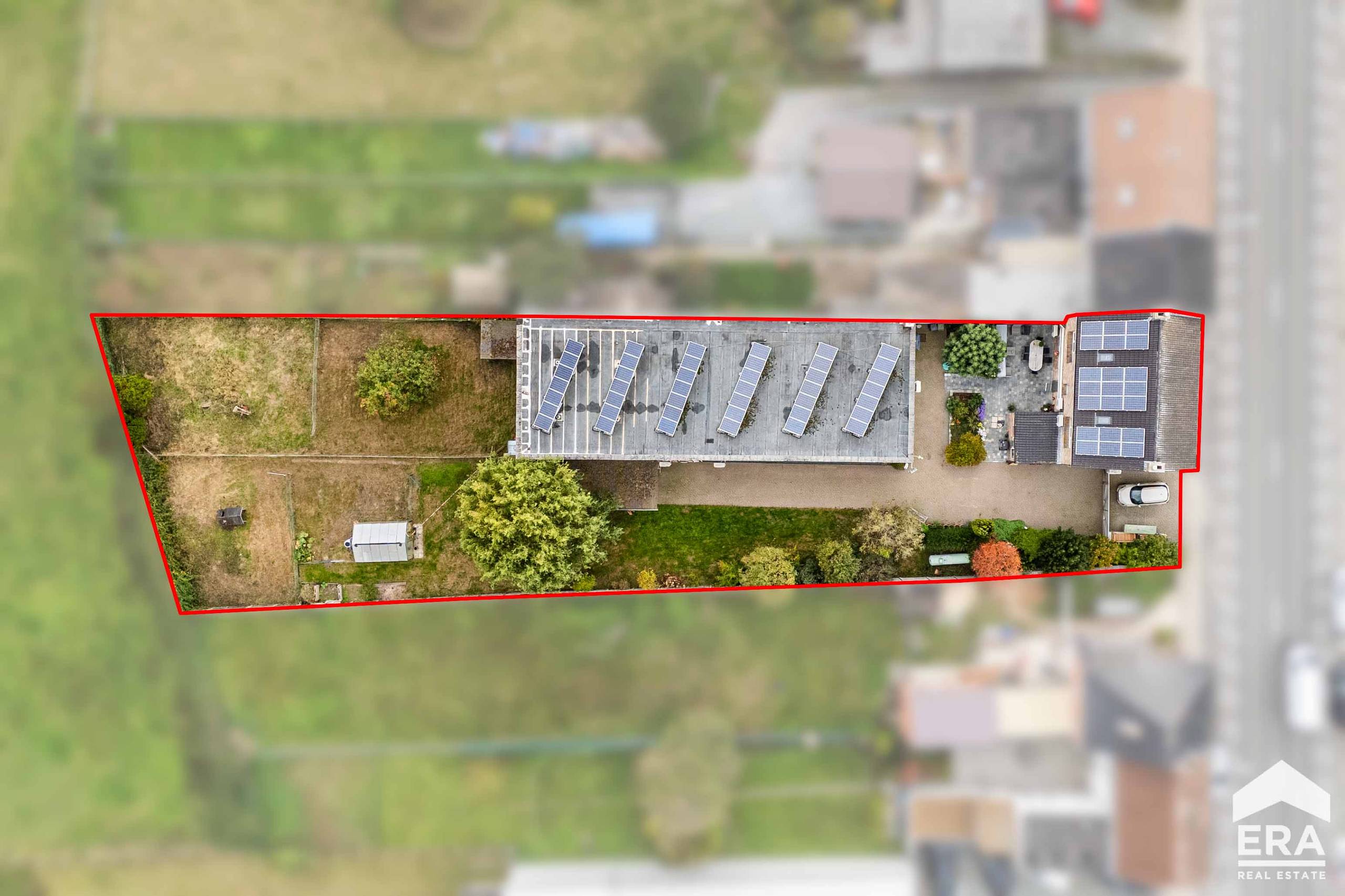 Woning met loods (469m²), aparte bureauruimte en groen zicht - foto 3