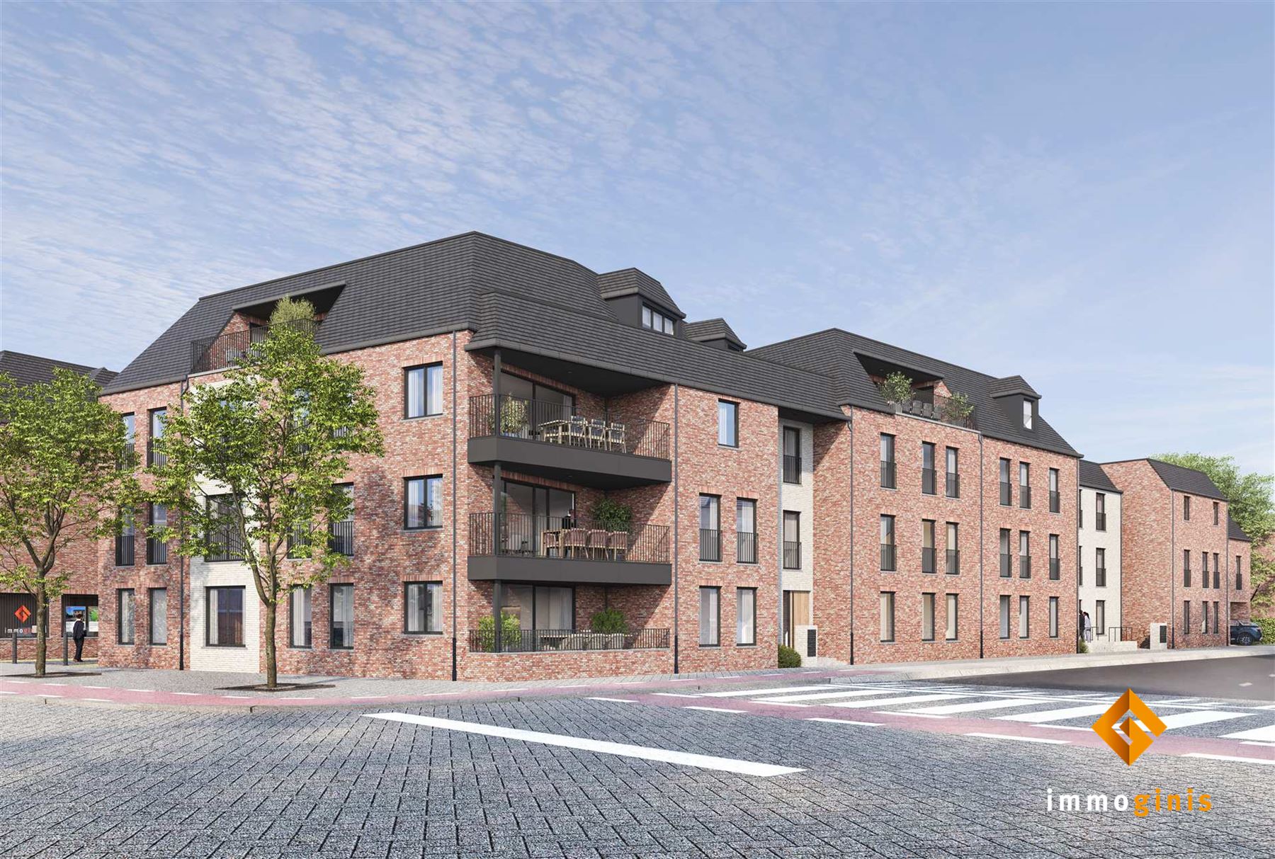 Eerste verdieping: appartement met 2 slaapkamers en ruim overdekt terras. - foto 2