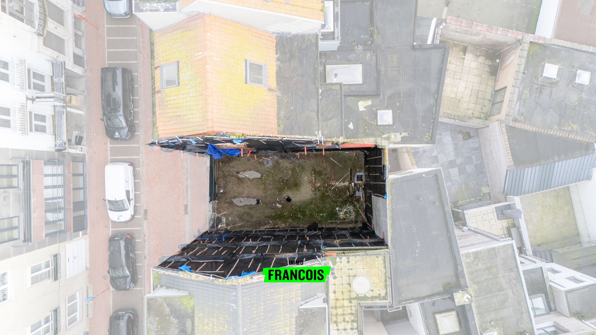 Bouwgrond met vergunde plannen voor 4 entiteiten in centrum van Blankenberge - foto 3