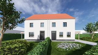 Spacieuses maisons semi-ouvertes dans un projet immobilier neuf de qualité. La commune de Meldert est réputée pour ses paysages pittoresques, son patrimoine historique et son atmosphère communautaire chaleureuse. Les habitants profitent ici d'un cadre idyllique, entouré de champs verdoyants, de forêts luxuriantes et du charme rural. En même temps, ils profitent de la proximité de la ville animée d'Alost, à deux pas. Le projet immobilier neuf offre la combinaison parfaite entre luxe, qualité et élégance intemporelle, avec une attention particulière portée aux détails et aux matériaux haut de gamme qui résistent à l'épreuve du temps. Cette belle maison à trois façades est agencée comme suit : au rez-de-chaussée, nous trouvons un hall d'entrée avec toilettes pour invités et vestiaire, un espace de vie lumineux avec cuisine ouverte et un grand débarras. Le 1er étage comprend un hall de nuit qui donne accès aux 3 chambres spacieuses, aux toilettes séparées et à la salle de bains avec baignoire et douche. De plus, vous pourrez profiter d'une terrasse ensoleillée et d'un jardin où il fait toujours bon vivre. Vous souhaitez obtenir plus d'informations ou visiter la maison ? Appelez Louis au 0460/97.50.09 ou envoyez un e-mail à Affligem@immoaccenta.be.