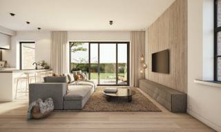 Deze nieuw te bouwen woning in moderne stijl maakt deel uit van woonverkaveling Mirrepadde, een verkaveling die jong en oud kan bekoren.<br />Omgeven door natuur en groen, rustig gelegen vlakbij het provinciaal domein de Baliekouter en op wandelafstand van hartje Wakken!<br /><br />Deze woning omarmt de ruime, eigentijdse en moderne stijl. Waar duurzaamheid, kwaliteit en oog voor detail voor zich laten spreken. Het ontwerp beantwoordt moeiteloos aan de gestelde eisen in zake milieu, mobiliteit, waterbeheer, energiezuinigheid, toegankelijkheid, etc. Kortom een perfecte balans tussen duurzaam en gezellig wonen!<br /><br /><strong><u>Gelijkvloers:</u></strong><br />De ruime inkomhal begeleidt u naar de lichtrijke woonkamer met geïntegreerde eetplaats. U geniet een prachtig zicht op de tuin en het terras.<br />De open, volledig geïnstalleerde keuken is een deugd voor iedereen. Gezellig samen kokkerellen en dineren staan garant in deze prachtige keuken.<br />Aanpalend is er een ruime berging met doorgang naar de ruime garage met automatische poort.<br />Tuin met terras.<br /><br /><u><strong>1ste verdieping:</strong></u><br />Op het eerste verdiep kan u 3 ruime slaapkamers vinden, waarbij u door de moderne bouwstijl ruimte voldoende heeft ingebouwde kasten te voorzien in iedere kamer. De badkamer werd luxueus afgewerkt en is voorzien van inloopdouche, ligbad, dubbel lavabomeubel en toilet. Ruime technische berging.<br /><br /><strong><u>Faciliteiten:</u></strong><br />- zonnepanelen,<br />- lucht-water warmtepomp,<br />- vloerverwarming op gelijkvloers en 1ste verdieping,<br />- regenwater,<br />- 173 m² bewoonbare oppervlakte,<br />- 339 m² perceeloppervlakte.<br /><br />Registratierechten op de grond 12%, B.T.W. (21%) op de constructie!