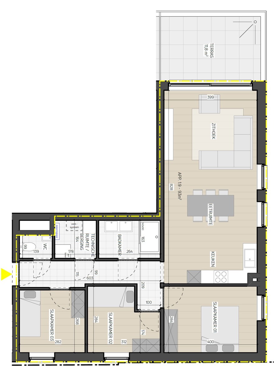 Appartement à vendre à Rijkevorsel avec 3 chambres - photo 2
