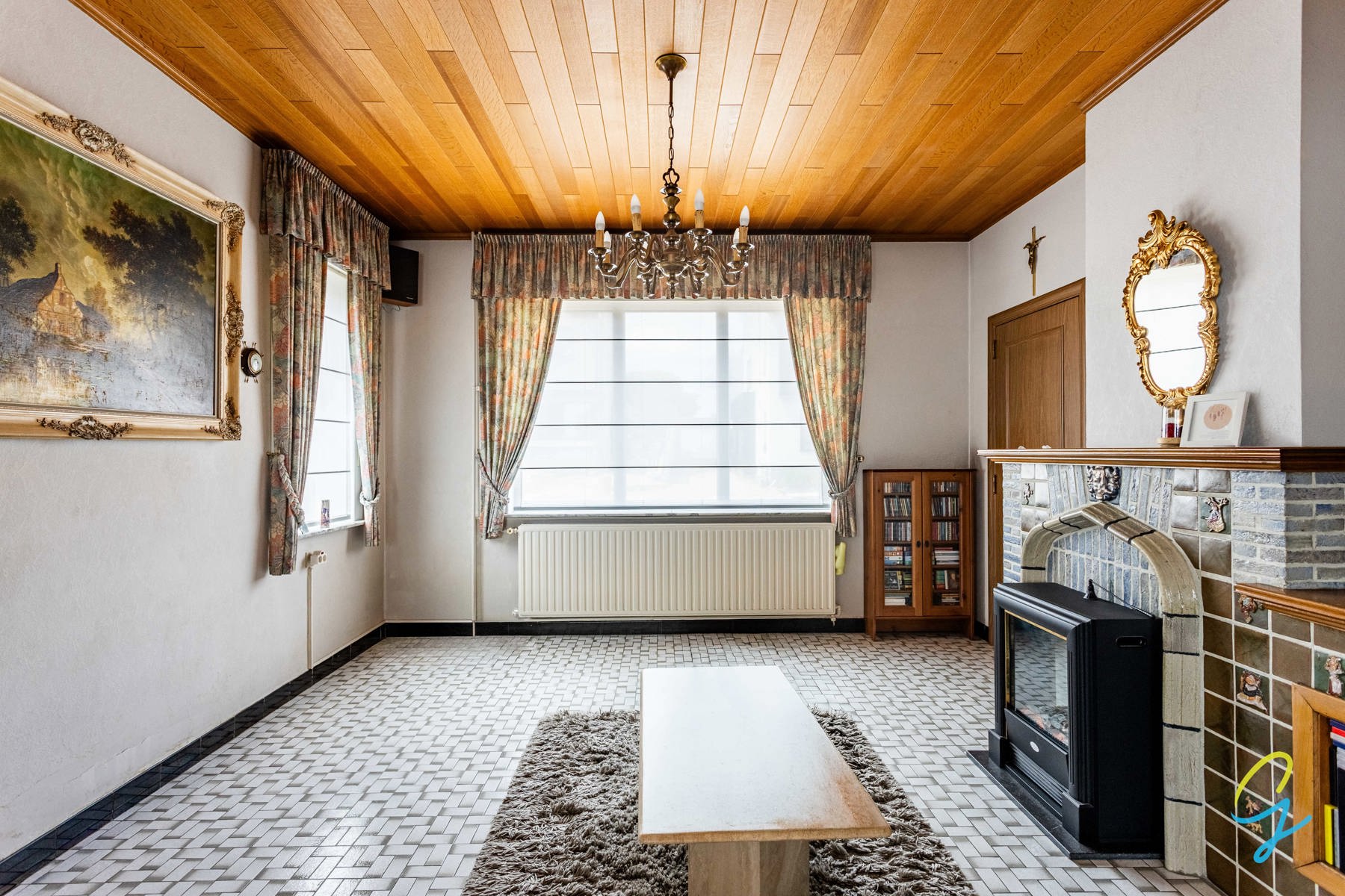 Te renoveren woning te Lede met drie slpkmrs, loods en tuin. - foto 5