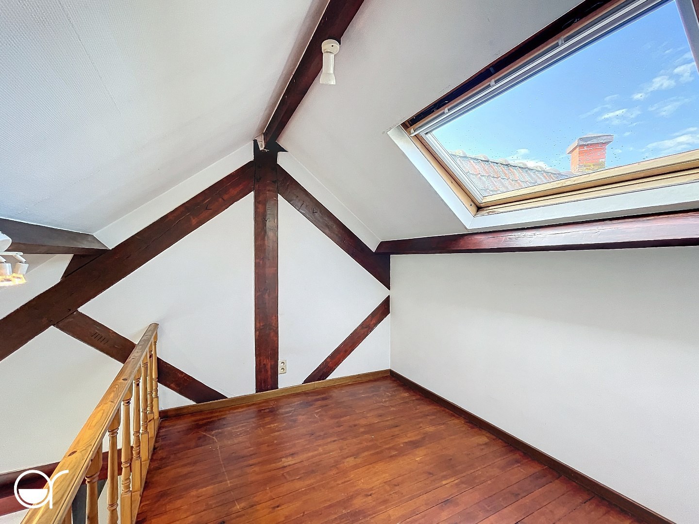 Ongemeubelde duplex-studio in een herenhuis met dakterras - foto 5