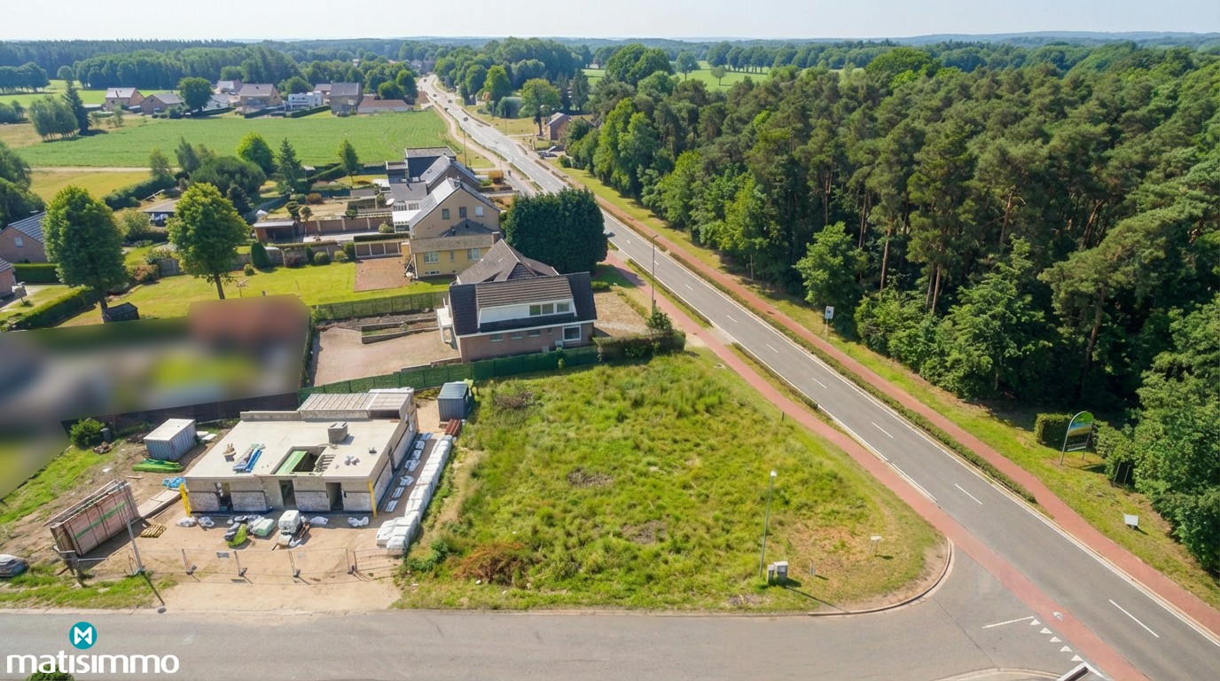 BOUWGROND OP HOEKPERCEEL VOOR OPEN BEBOUWING IN NIEL-BIJ-AS - foto 4