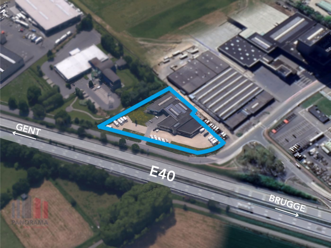 Opslag/showroom/kantoor op unieke zichtlocatie langs de E40 - foto 2