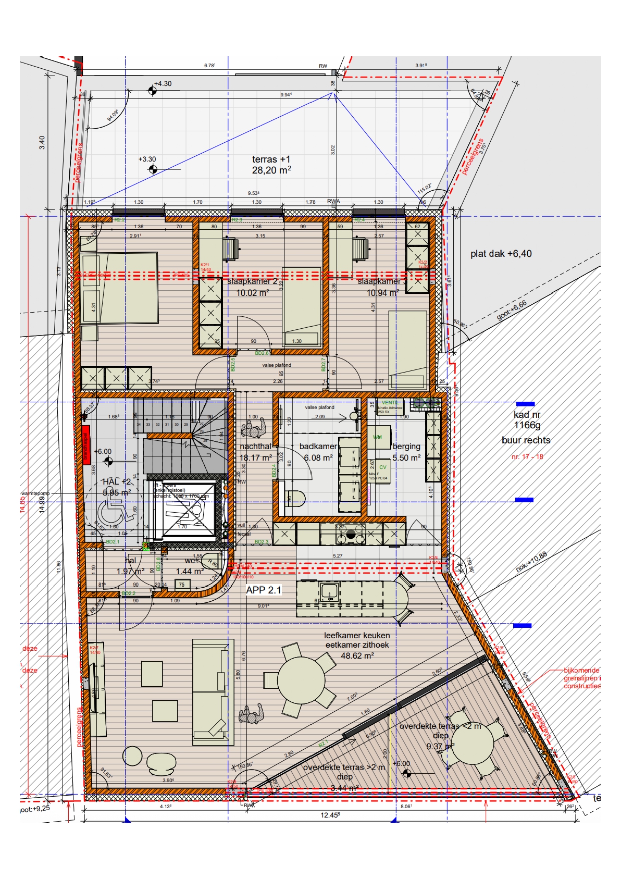 Nieuwbouwappartement met 3 slaapkamers en twee terrassen - foto 2