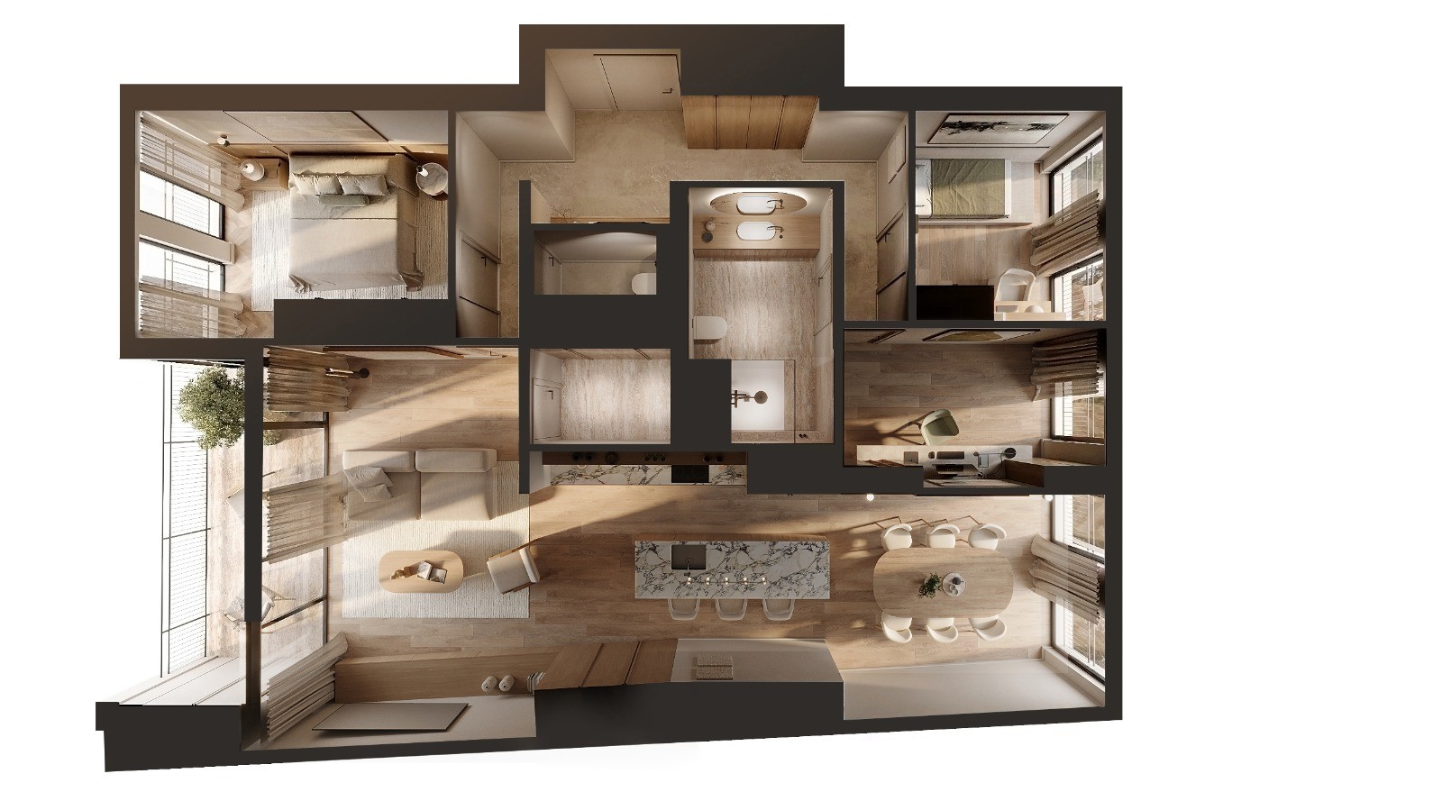 Appartement à vendre à Anvers avec 2 chambres - photo 3