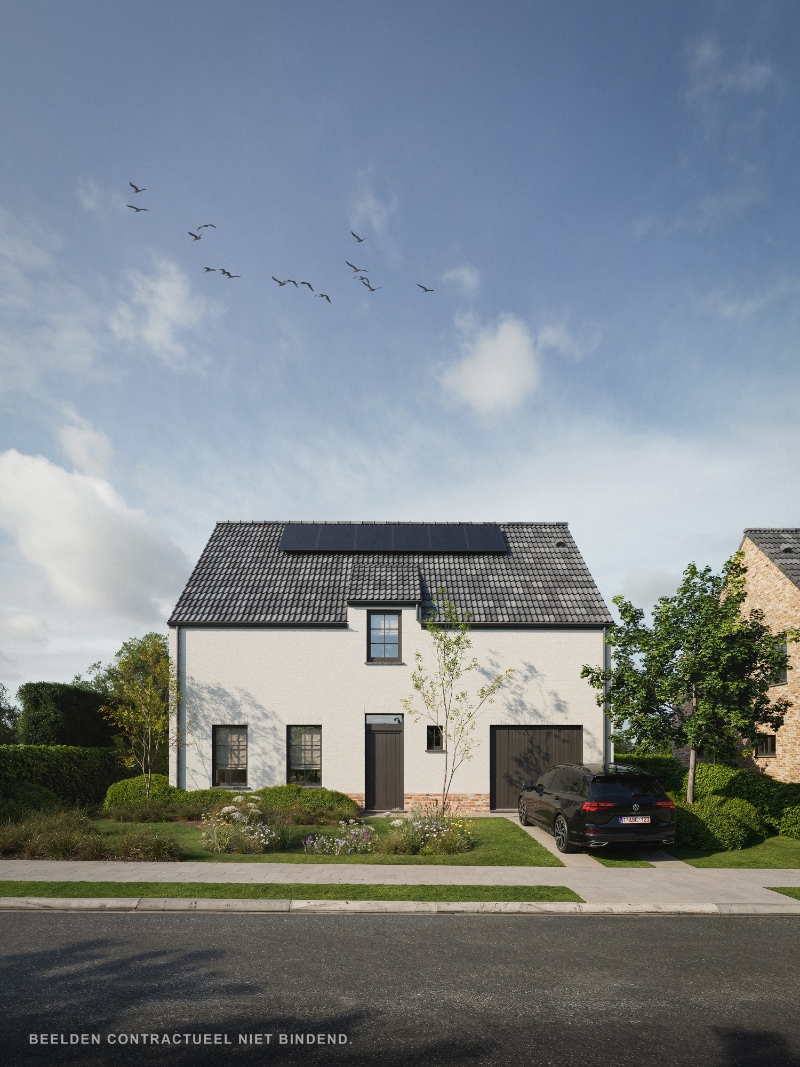 Alleenstaande landelijke nieuwbouwwoning te koop in Kuurne - foto 1