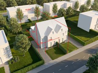 <p>Gunstig gelegen perceel bouwgrond (295m²) voor een halfopen bebouwing.</p>
<p>Dit perceel bouwgrond (bestemd voor een halfopen bebouwing) is gelegen in de molenbaan, een autoluwe straat op wandelafstand van centrum Zandhoven met winkels openbaar vervoer en scholen in de omgeving. Het perceel maakt deel uit van een goedgekeurde verkaveling en heeft een straatbreedte van <u>10,43m </u>en diepte van +/-27,5m. Het perceel is bouwrijpe en geniet van een <u>zuidoostelijk oriëntatie</u>. Geen bouwverplichting!</p>
<p><em> </em></p>
<p><em><u>Belangrijkste bouwvoorschriften:</u></em></p>
<ul>
<li><em> Bouwzone 7,43m breed x 15m diep<br />• Hoogte:</em></li>
</ul>
<ul>
<li><em>voorgevel: 6m met een nokhoogte 11m</em></li>
<li><em>tot een diepte van 9m: dezelfde als de voorgevel</em></li>
<li><em>tussen 9m en 13m diepte: maximale hoogte van 6m</em></li>
<li><em>tussen 13m en 15m: maximale hoogte van 3,5m</em></li>
</ul>
<ul>
<li><em> Maximale nokhoogte 11m<br />• Dakvorm: schuin dak met een hellingsgraad tussen 35° en 55°</em></li>
</ul>
<p><em> </em></p>
<p>Voor meer info of de gedetailleerde voorschriften contacteer ons op info@coga.be of tel: 03 636 47 47</p>
<p>Bestuursmaatregelen in het maatregelenregister : geen</p>