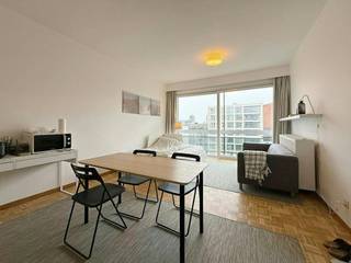 We sell this studio on the Italiëlei in the heart of Antwerp. Thanks to its prime location, many cool shops and restaurants are within walking distance. In addition, we also have the vicinity of public transport, which ensures easy accessibility to and from the studio located in the center of Antwerp. The studio was finished with care and taste, which immediately makes for a pleasant appearance. The space consists of a bright living and sleeping area, a practical bathroom equipped with a sink, shower, toilet and connection for a washing machine. The studio is offered for sale at a price of €162,500. Are you interested in this studio? Do not hesitate to contact us if you have any questions or to schedule a visit.Are you interested in an apartment or house for sale in Antwerp? Don't hesitate to contact us. If you would like to sell your own property, please contact us for a free estimate, by phone at 03/206.76.76 or by email to antwerpen@dewaele.com.You can also always come to us for all other questions about real estate, buying or selling!Register of measures: no