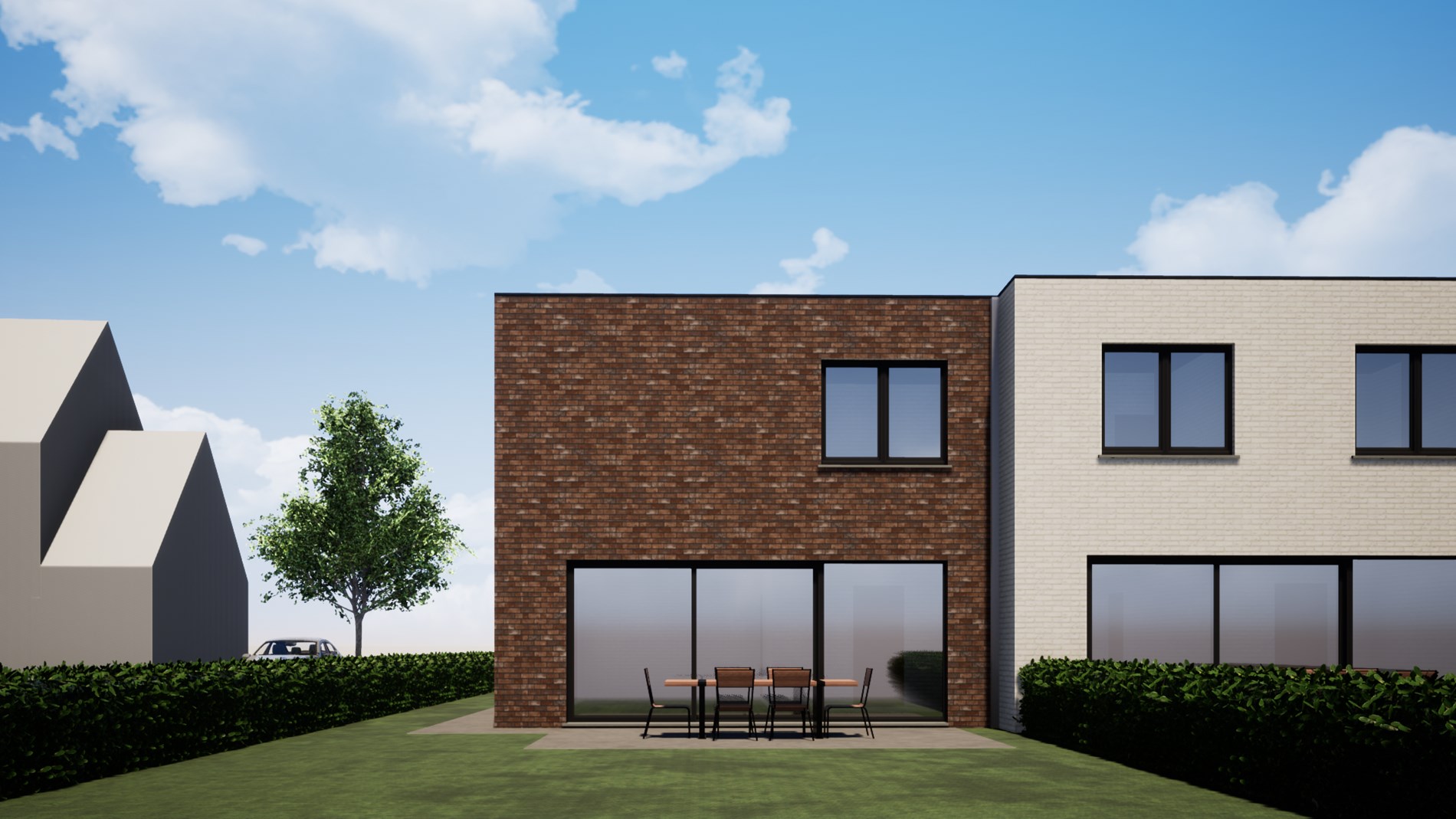 Ruime halfopen nieuwbouwwoning met uitweg op centrale ligging te Eernegem - foto 4