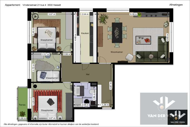 Lichtrijk en instapklaar hoekappartement met 3 slpks en ondergrondse garagebox op een TOP locatie - foto 2