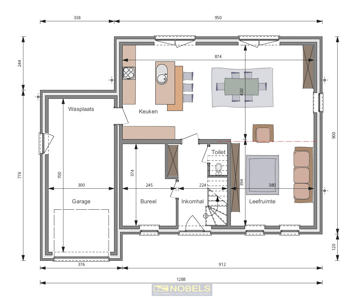 Te koop, nieuw te bouwen villa in doodlopende straat te Moerbeke (Geraardsbergen) - foto 3