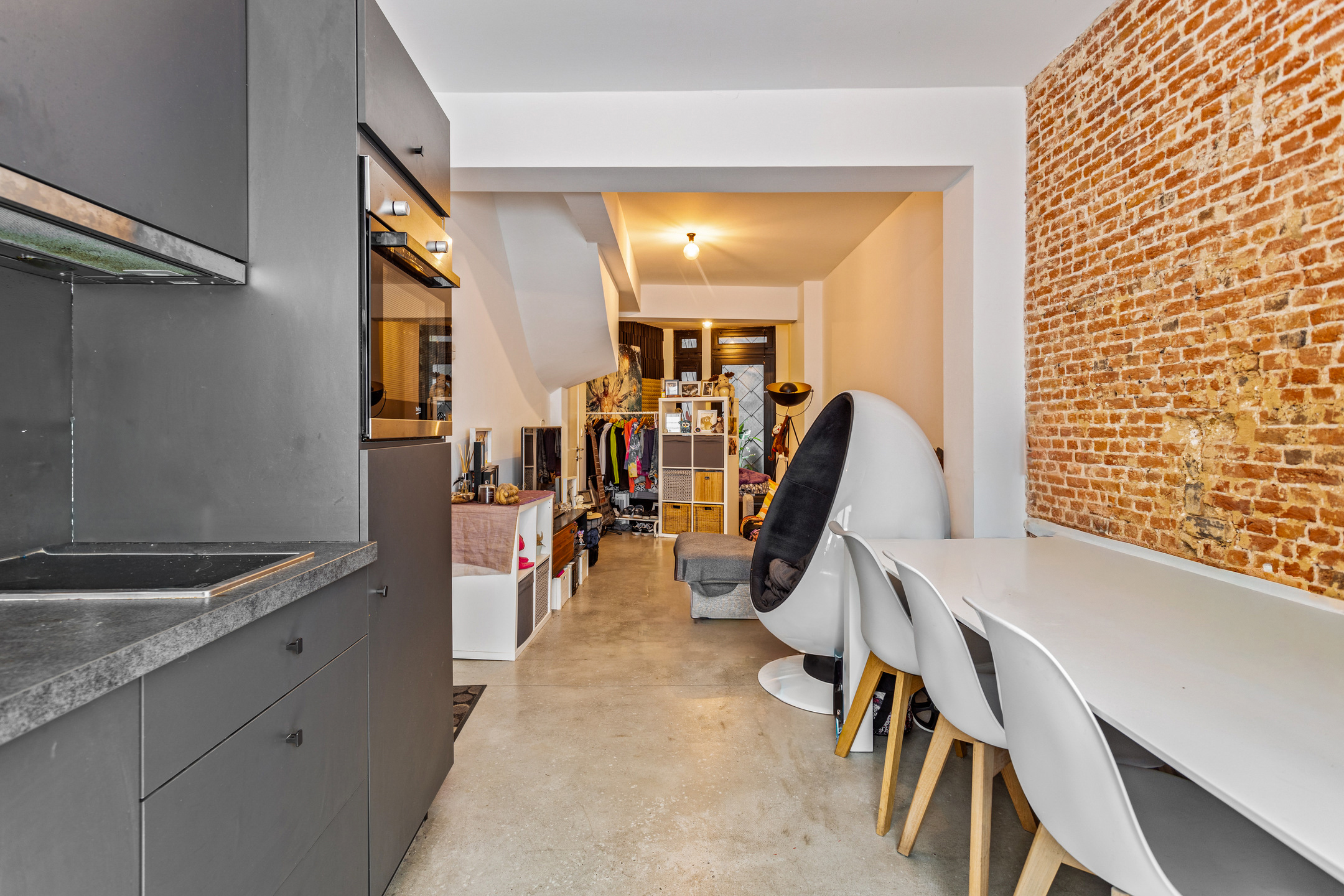 Studio met terras in Antwerpen centrum. - foto 2