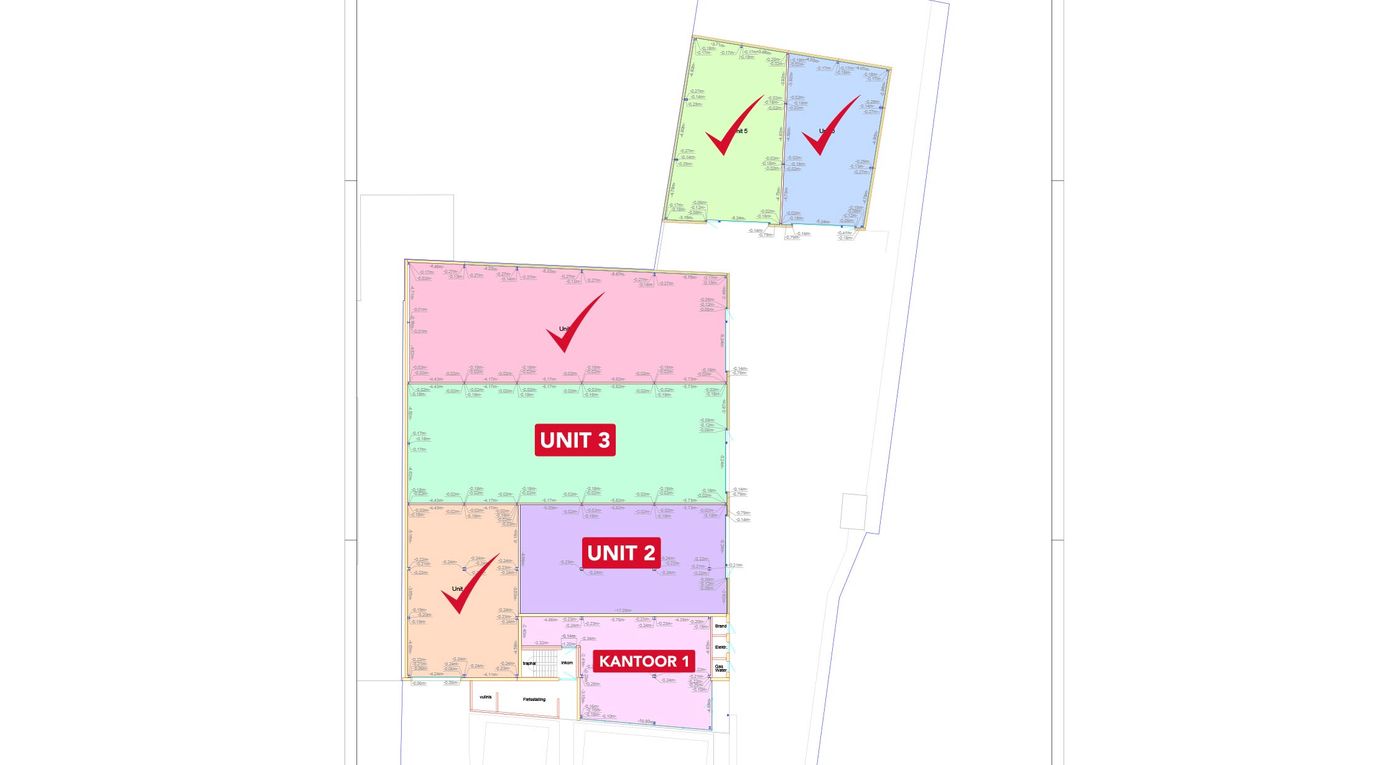 259 m² nieuwbouw KMO-unit met 165 m² kantoren / conciërgewoning te koop - foto 1