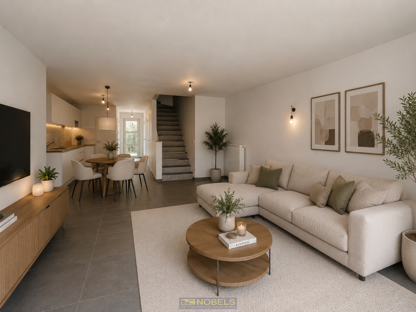 À louer, maison neuve mitoyenne avec un joli jardin à Renaix - photo 2