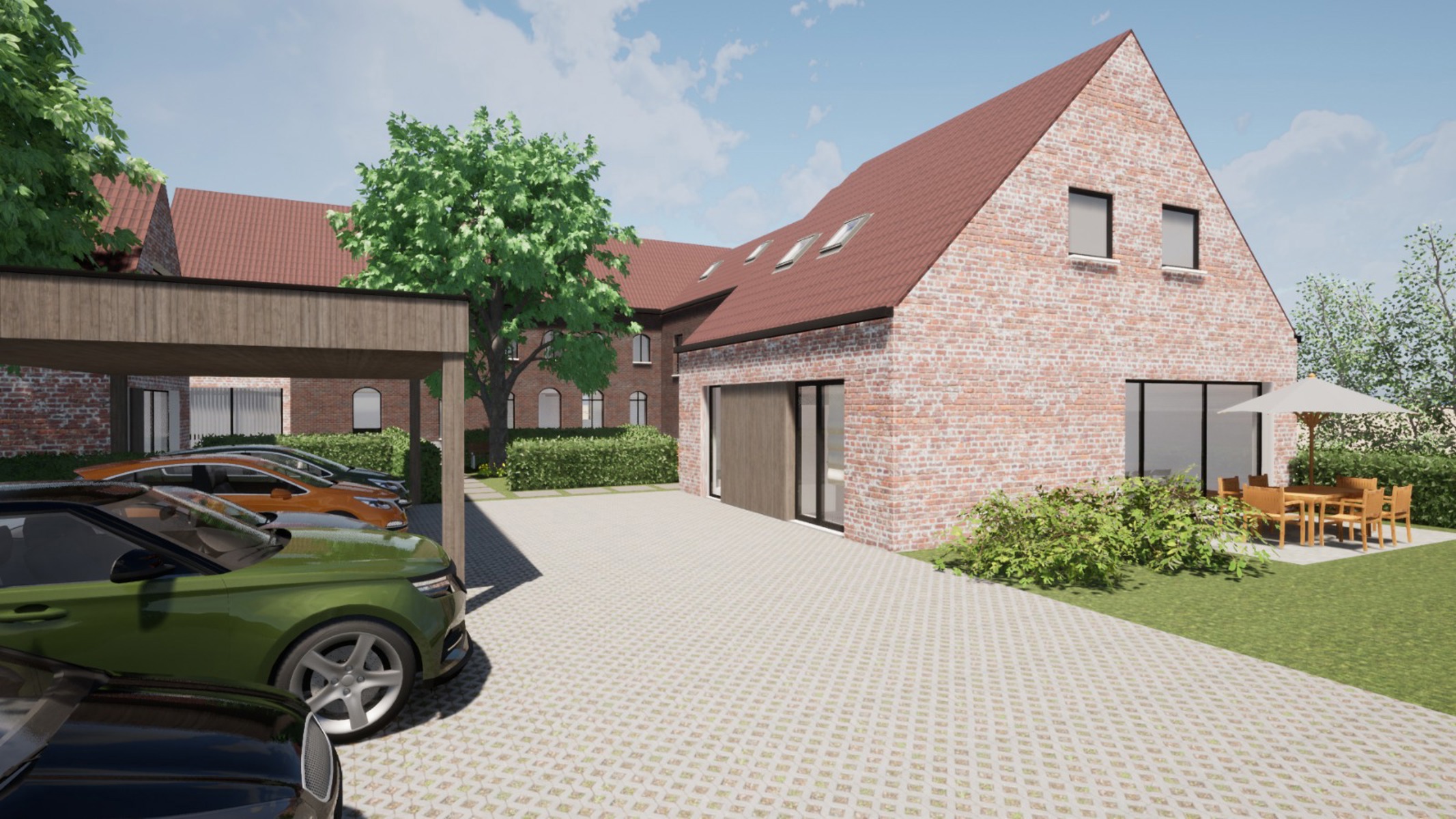 Residentieel project te koop – 5 casco nieuwbouwwoningen - foto 2