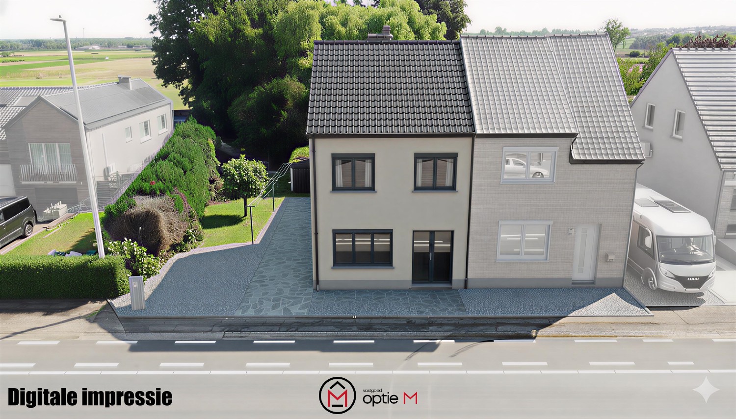 Te renoveren woning met zicht op uitgestrekte velden - foto 3