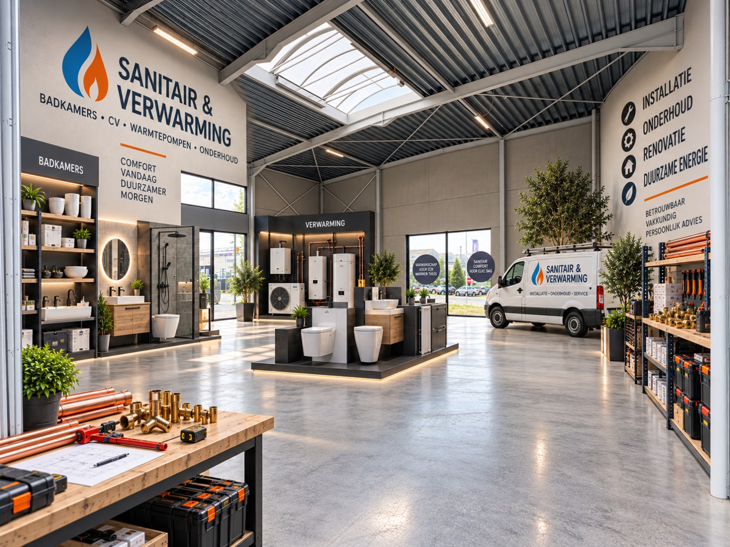 Loods te koop – 225 m² met 3 parkeerplaatsen inbegrepen op de industriezone te Ichtegem - foto 4