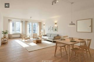 Klassevol appartement met 2 slaapkamers, 2 badkamers en terras in het hart van de stad. <br />Zonnige lichtrijke ruimtes en volumineuze living. <br /><br />Indeling :<br />- Riante inkomhal met gastentoilet<br />- Ruime lichtrijke leefruimte <br />- Uitgeruste keuken met praktische bergruimte<br />- Slaapkamer 1 <br />- Slaapkamer 2 met ensuite douchekamer<br />- Aparte badkamer met bad, dubbele lavabo en toilet <br />- Terras<br /><br />Extra troeven:<br />- Centraal gelegen in hartje Kortrijk<br />- Gunstig EPC B<br />- Volledig instapklaar! <br /><br />Meer info of interesse in een bezoek? <br />Contacteer Sarah - 0493 25 46 80 - sarah.hanson@dewaele.com<br /><br />Bestuursmaatregelen in het maatregelenregister: nee<br /><br />Deze AI-visualisaties zijn bedoeld als inspiratie. Er werd geen rekening gehouden met technische specificaties, stedenbouwkundige voorschriften of de concrete mogelijkheden tot realisatie.