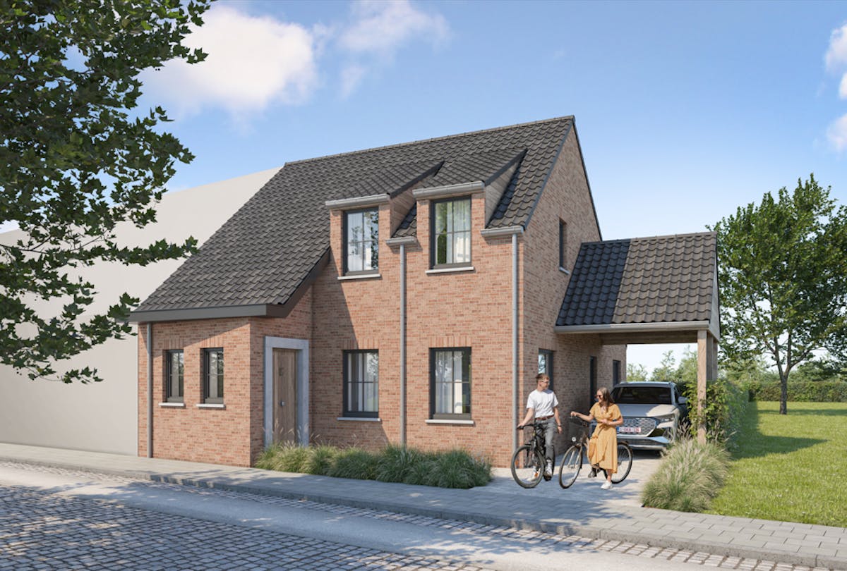 Mooi en zuidgericht stuk bouwgrond (558m²) voor halfopen bebouwing - foto 2