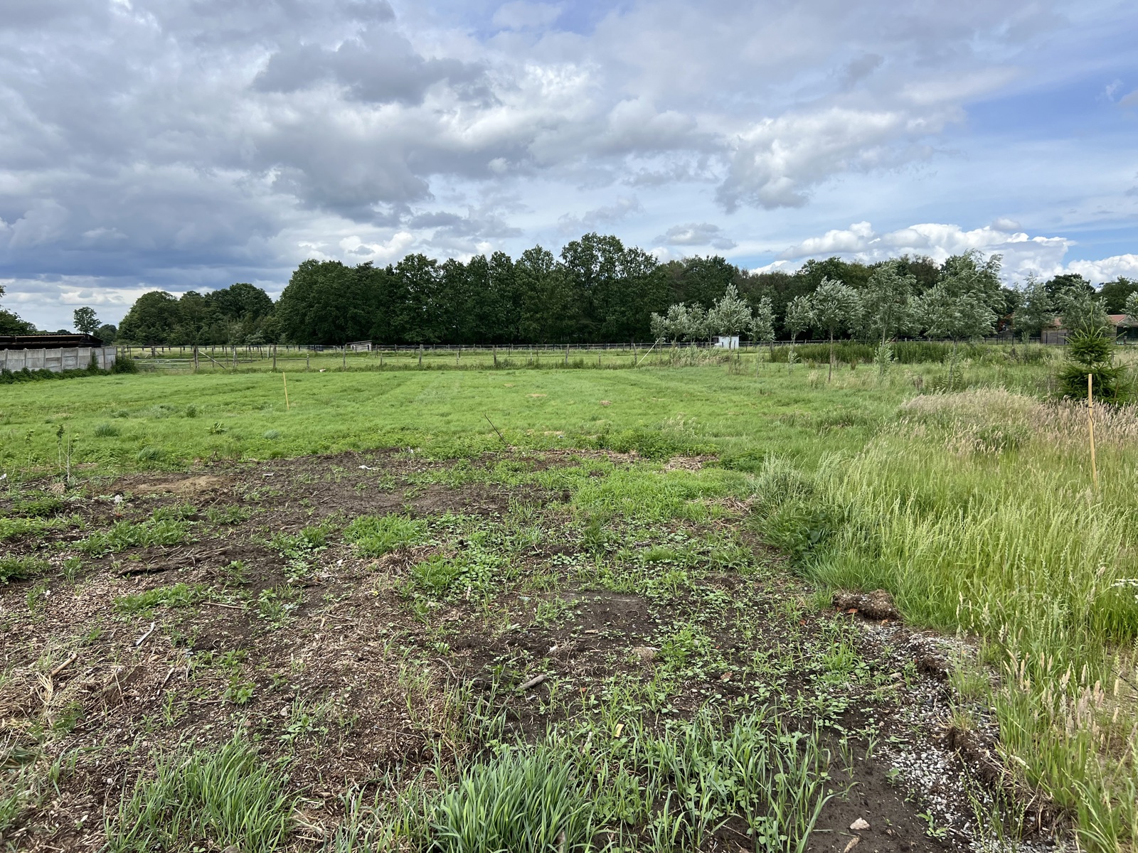 Bouwgrond voor OB (1.235m²) met achteraan agrarisch gebied - foto 2