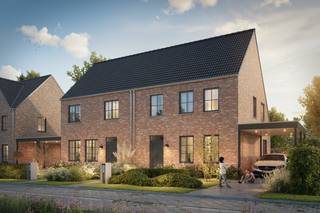 Hectaar bouwt energiezuinige halfopen nieuwbouwwoningen, gelegen in een rustige woonbuurt kortbij verschillende winkels, het station, scholen, enz. Hier geniet je van een groene, kindvriendelijke omgeving en woont toch vlakbij winkels, scholen, openbaar vervoer – ideaal voor wie op zoek is naar rust én bereikbaarheid.<br /><br />Bij elke woning krijgt de koper de kans om volledig inspraak te hebben in de inrichting en afwerking. In samenspraak met onze betrouwbare partnerleveranciers kies je zelf de materialen en afwerking volgens eigen smaak en budget – zo maak je van deze woning écht jouw thuis.<br /><br /><strong>Indeling van de woningen Lot 04;</strong><br />Gelijkvloers: Inkomhal met gastentoilet, lichtrijke leefruimte met grote raampartijen en open keuken (45,46m²), berging (7,55m²)<br />Verdieping: Nachthal met apart toilet, 3 ruime slaapkamers (15,5m² - 12,99m² - 9,3m²), badkamer met ligbad, inloopdouche en dubbele lavabo<br />Zolder: Ruime zolder bereikbaar via zolderluik – ideaal als extra berging of hobbyruimte <br /><br /><strong>Troeven van deze woningen:</strong>
<ul>
<li>Zuidwest gerichte tuin</li>
<li>Energiezuinig wonen</li>
<li>Vloerverwarming op het gelijkvloers</li>
<li>Zonnepanelen</li>
<li>Regenwaterput van 7.500L aangesloten op toiletten, wasmachine en buitenkraan</li>
<li>Mogelijkheid tot plaatsen carport</li>
<li>Ruwbouwwerken reeds gestart</li>
</ul>
<br />Wens je een woning op maat, met aandacht voor licht, ruimte en energiezuinigheid? Contacteer ons vandaag nog voor meer informatie of een afspraak op kantoor te Ternat.