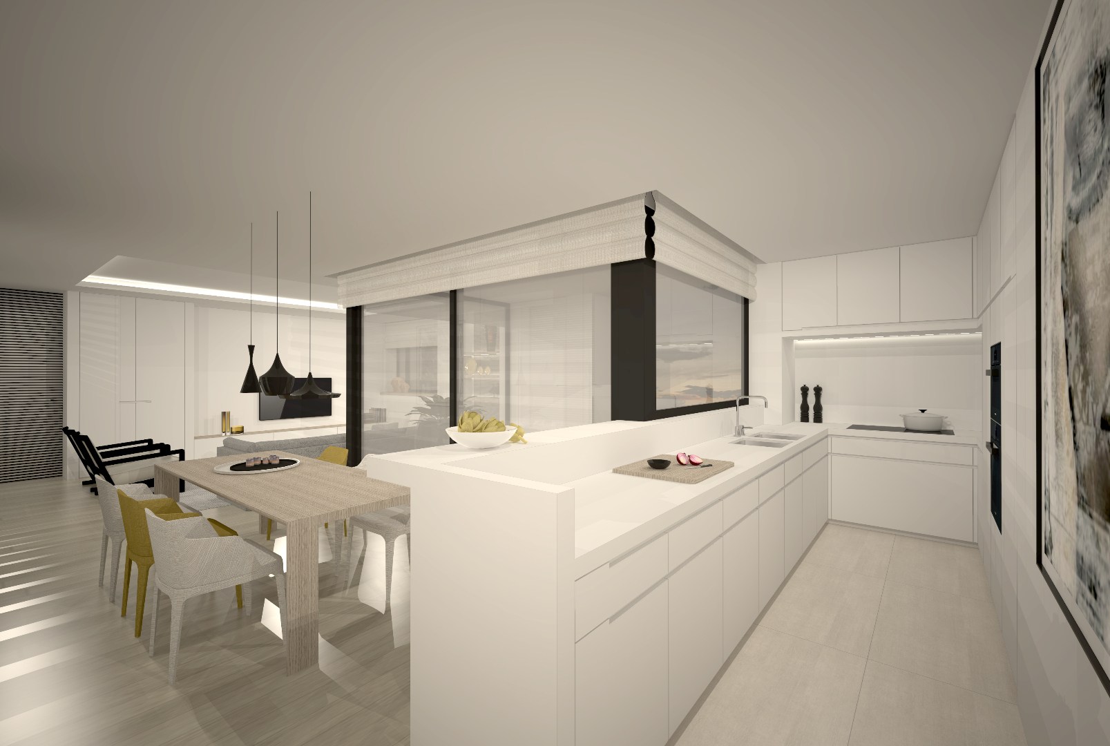 Appartement op de 11de verdieping van 127m² met twee slaapkamers - foto 3