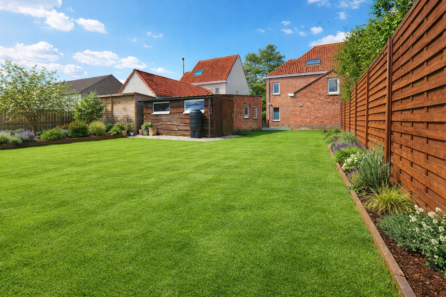 Half-open gerenoveerde woning met 4 slpk, tuin, garage voor 387.000 EUR  - foto 3