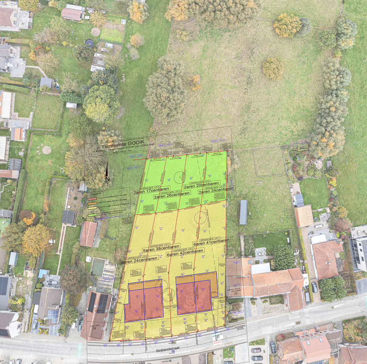 Bouwgrond 7a62ca voor halfopen bebouwing te Gooik - foto 2