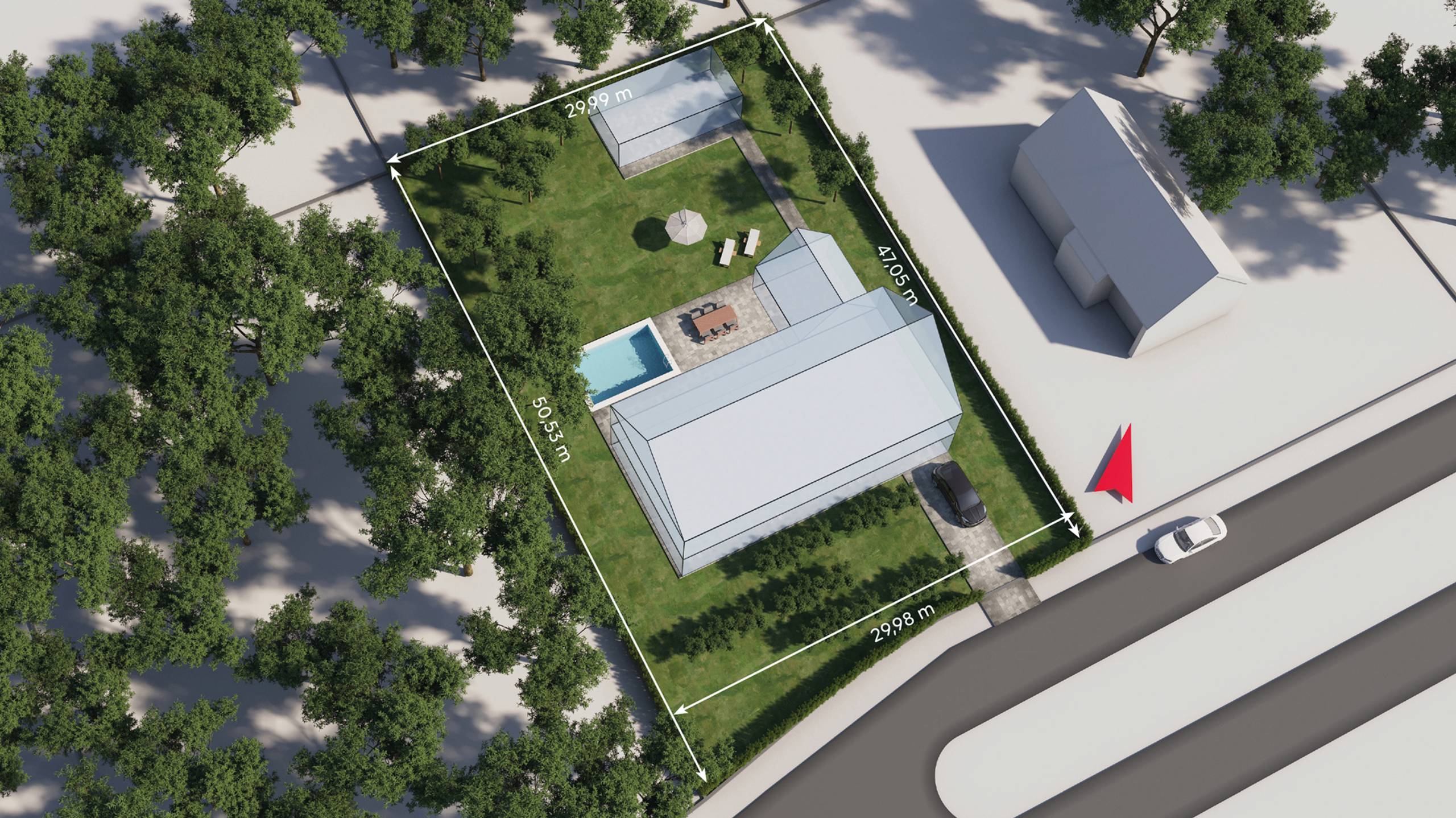 Villaperceel (1.420m²) voor open bebouwing in 'Europawijk'. - foto 1