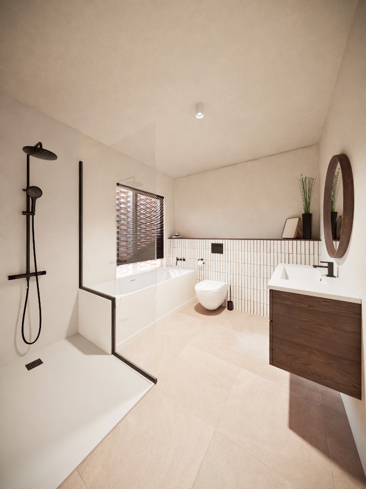 Knappe halfopen nieuwbouwwoning met 3 slpk., autostaanplaats, kelderberging en tuin - foto 5