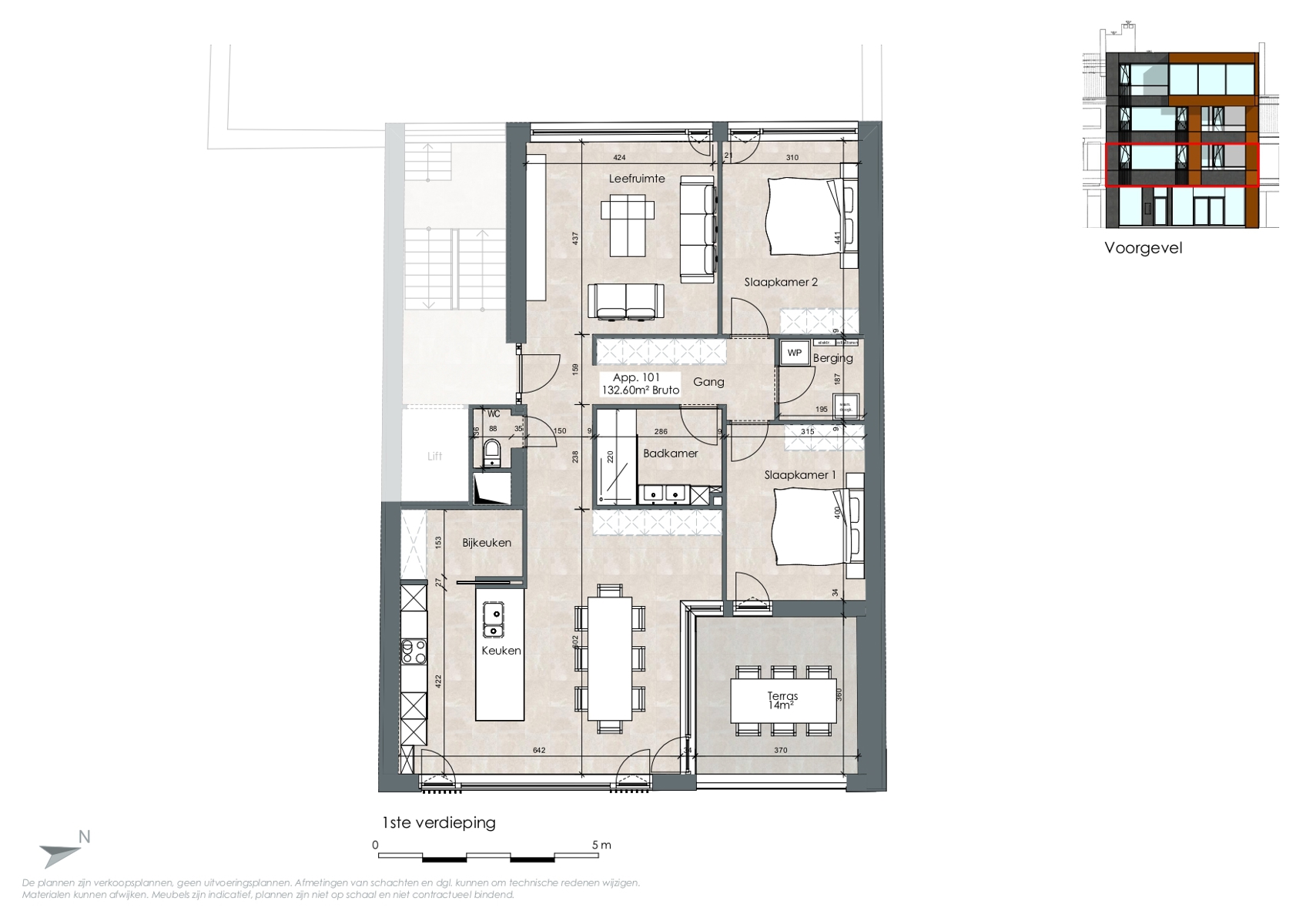 Appartement te koop in Mol met 2 slaapkamers - foto 5