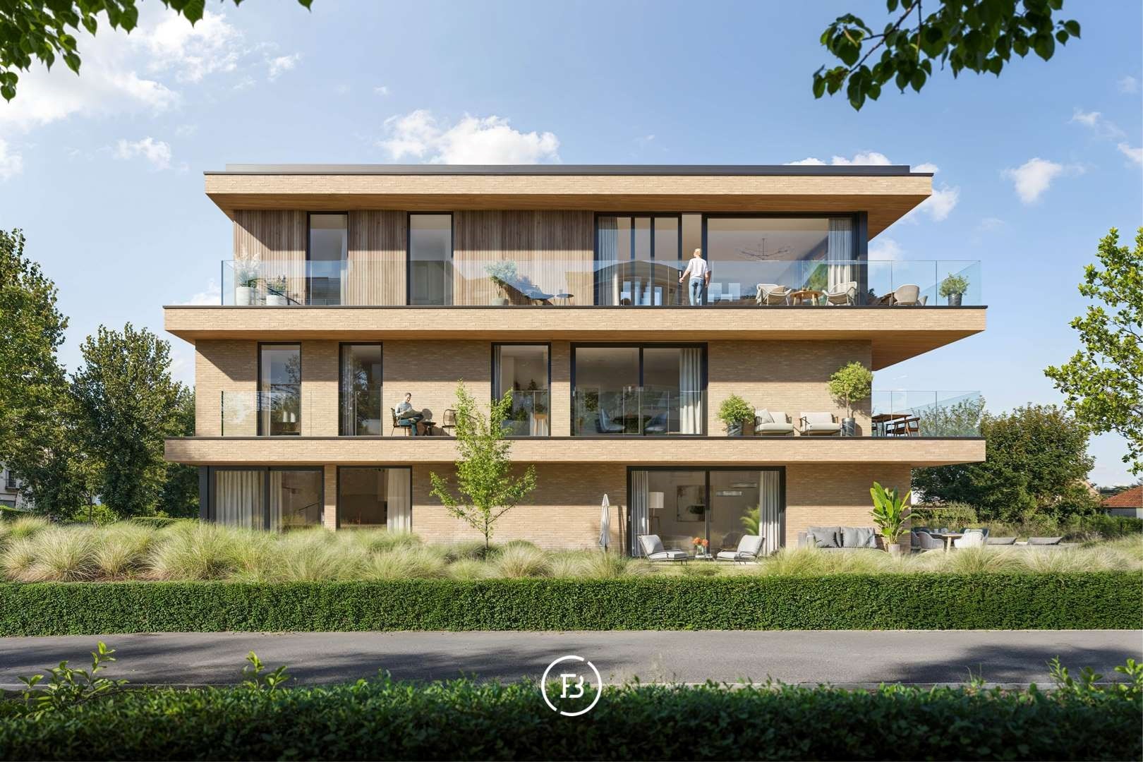 Fine Fleur: zonnig terras - 1ste verdiep - foto 1