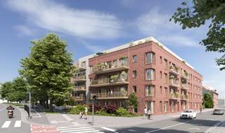 Dans le projet Pagode à Laeken, découvrez cet appartement 2 chambres de 95,80 m², avec une terrasse ensoleillée de 11 m² et un jardin privatif de 22 m².<br /><br />Le vaste séjour avec cuisine ouverte s’ouvre sur l’extérieur. Les quatre chambres sont spacieuses et parfaitement réparties pour un confort familial optimal. L’appartement est durable, économe en énergie et élégamment fini.<br /><br />📌 Points forts :<br />– Appartement BEN<br />– 2 grandes chambres<br />– Terrasse de 11 m² + jardin privatif de 22 m²<br />– Finitions de qualité supérieure<br />– Jardin commun arboré<br />– Parking et cave<br /><br />Un bien rare à Bruxelles, idéal pour les familles recherchant de l’espace, du confort et de la durabilité.<br /><br />📍 Laeken – à proximité du Domaine Royal<br />📞 Contact : +32 2 80 8008 – www.pagode-brussels.be